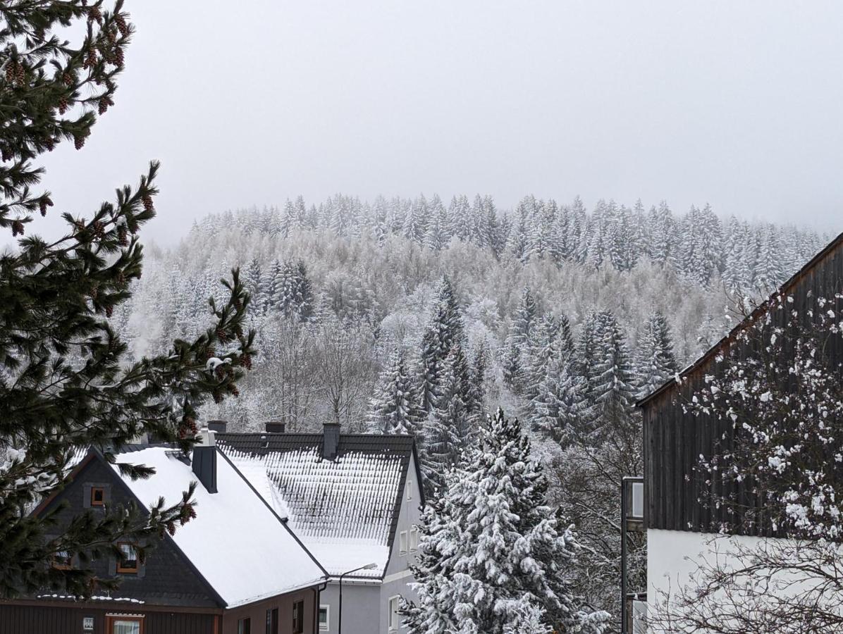 Ferienwohnungen Zauberberg, Schneehase & Glitzerhirsch Oberwiesenthal Dış mekan fotoğraf